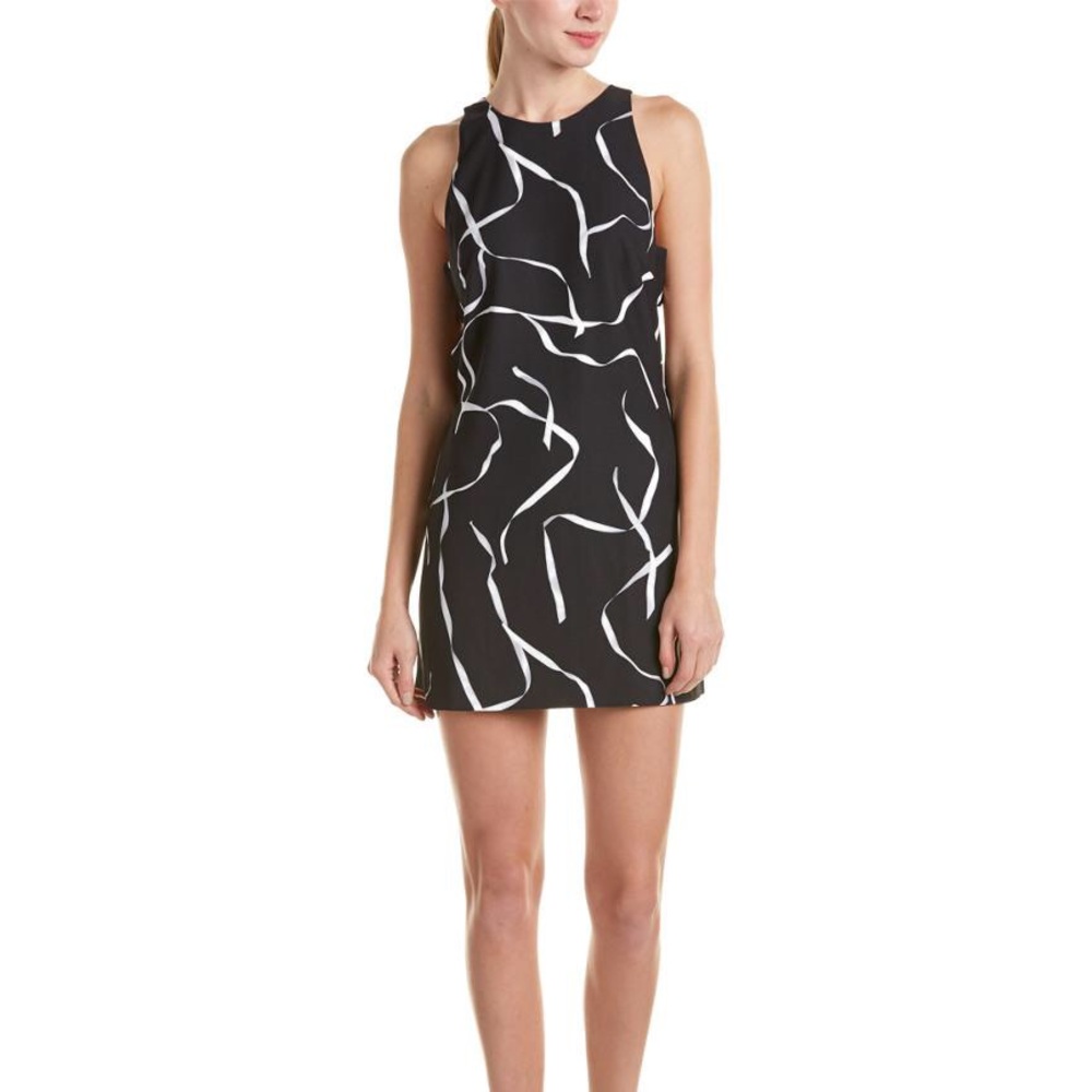 StyleStalker White Ribbon Sheath Dress